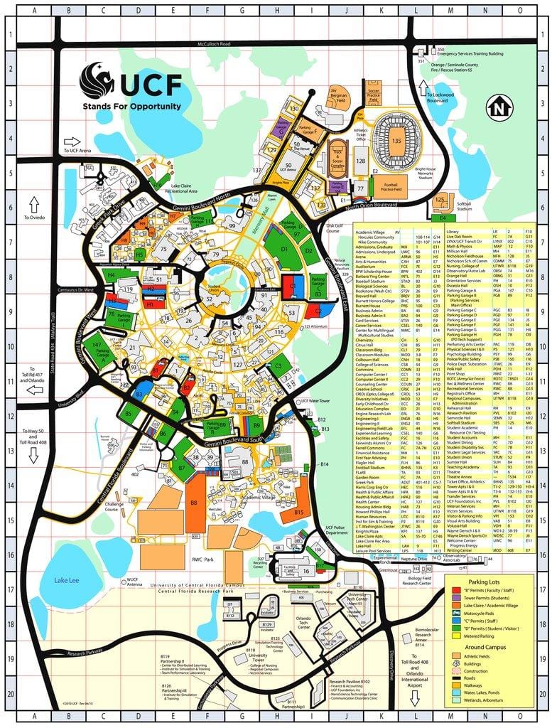地图中佛罗里达大学