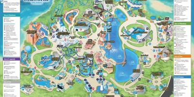 地图的海洋世界