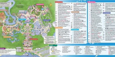迪斯尼世界地图奥兰多